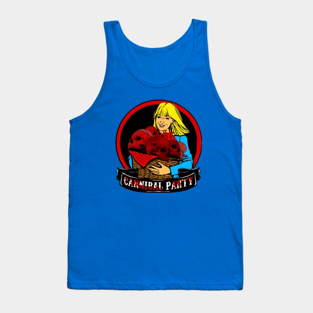 CANNIBAL PARTY Tank Top by theanomalius_merch